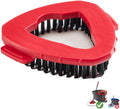 ANREKEYH Scrub Brush - Compatible Replacement for O Cedar Spin Mop | Triangle Floor Scrubber Head for Kitchen & Bathroom