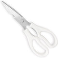 Skiennix Kitchen Shears - Multi-Function Heavy Duty Stainless Steel Utility Scissors | Dishwasher Safe, White
