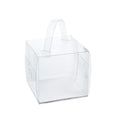 6x6x6in Clear Cake Boxes (20 Pack) - Transparent Bakery Boxes with Handles,5in 6in mini cake boxes for Cupcakes, Donuts & Party Treats - Clear gift boxes for Birthdays, Baby Showers & Gift Packaging