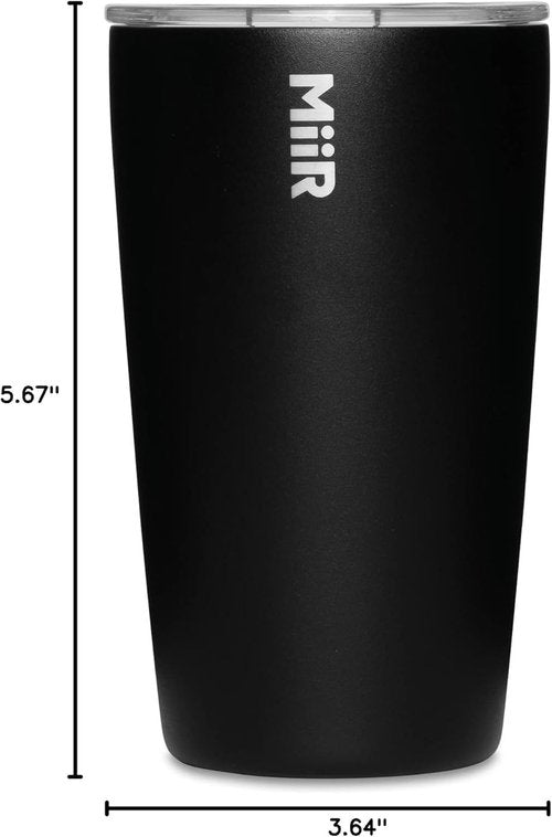 MiiR Tumbler - 12oz Insulated Stainless Steel Cup | Splash Proof Design for Hot & Cold Beverages