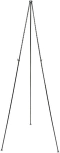 Quartet Adjustable Telescoping Easel Stand - 63" High, Lightweight, Black | Perfect for Office, School, Home