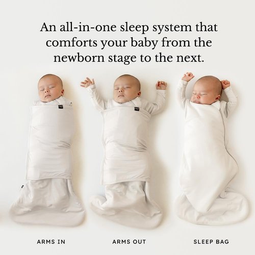 KYTE BABY Sleep Bag Swaddler - Unisex Bamboo Rayon for Babies | 1.0 Tog Comfort