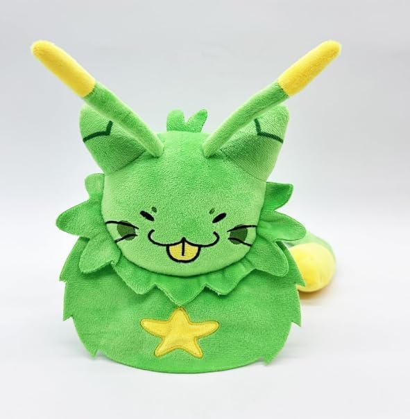Regine Switzerland Gnarpy Plush Toy - Adorable Alien Cat Doll Gift for Fans | Soft Green Design