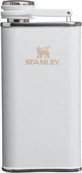Stanley Classic Wide Mouth Flask - 8 oz Leakproof Insulated Stainless Steel | BPA-Free Hammertone Frost