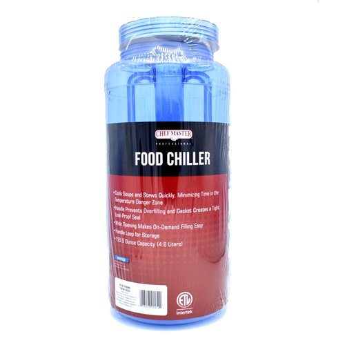 Chef Master Large Food Chiller, 155.5 Oz Plastic Cold Paddle for Cooling Hot Soups, Stews & Other Hot Liquids in Kitchen, Diner & Restaurants, Chilling Utensil for Soups in Caterings, Parties-90252