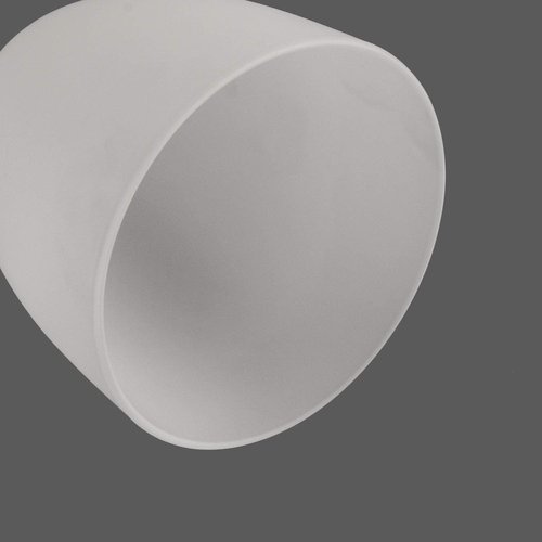 Anmire 4 Pack Frosted Glass Shade, Bell Shaped Light Fixture Replacement Glass Lamp Globe or Cover with 1-5/8-Inch Fitter for Chandelier Wall Sconce Pendant Light G0109