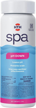 HTH Spa 86132 pH Down - Lowers pH Levels & Prevents Scale Buildup | 2.5 lbs Hot Tub Chemical