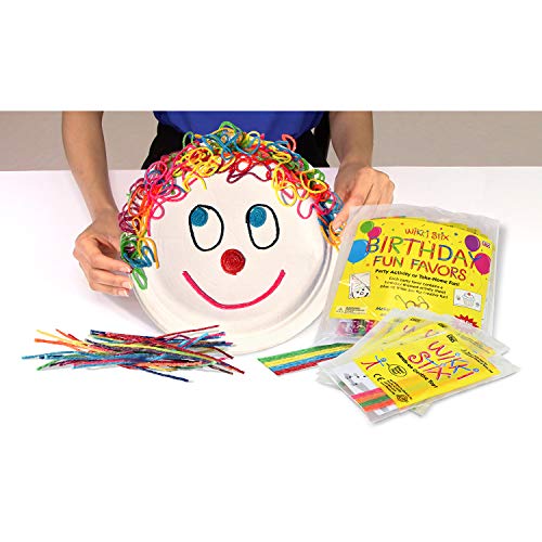 Wikki Stix Birthday Fun Favors – Made in USA | Creative Arts & Crafts for Kids | Party Favors, Goodie Bag Stuffers, Pinata Fillers, Birthday Games | Mess-Free, Non-Candy Alternative