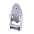 Ironing Board Hanger Wall Mount Electric Iron Holder Household Bathroom Shelf Holder Rack Electric Iron Holder - for Max 5.3 inch Width(White)