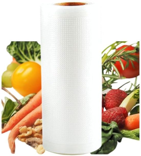 Skiennix Vacuum Sealer Bags - Heavy Duty, BPA-Free Rolls for Sous Vide Cooking | 8" x 16.4" (2 Pack)
