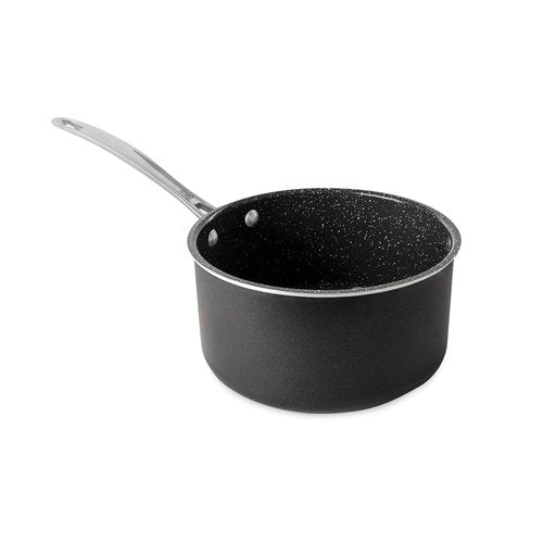 Nordic Ware Basalt Formed Aluminum Sauce Pan, 3 Quart, Ceramic Coating