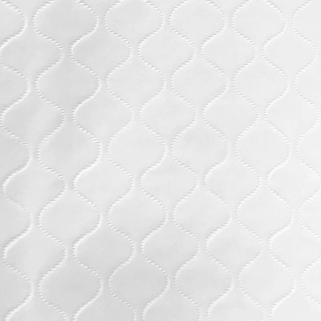 LAMINET - Deluxe Cushioned Heavy-Duty Quilted Table Pad Protector for Dining Room Table - 52" x 108" Oblong | Waterproof Vinyl Table Padding Under Tablecloth Cover for Rectangular Square Tables