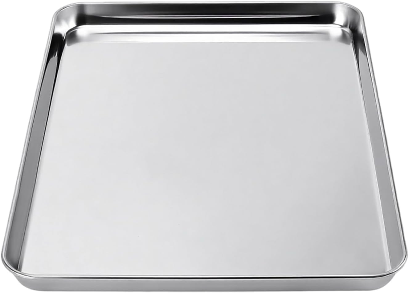 Skiennix Stainless Steel Baking Sheets - 4-Piece Set | Half Sheet Cookie Pans, 17.6 x 12.4 x 1 Inch