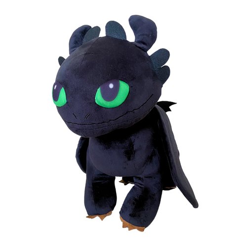 How to Train Your Dragon Toothless Super Soft Cozy Cuddle Pillow Buddy with Light Up Eyes for Comfort, (Officially Licensed Product) by Franco