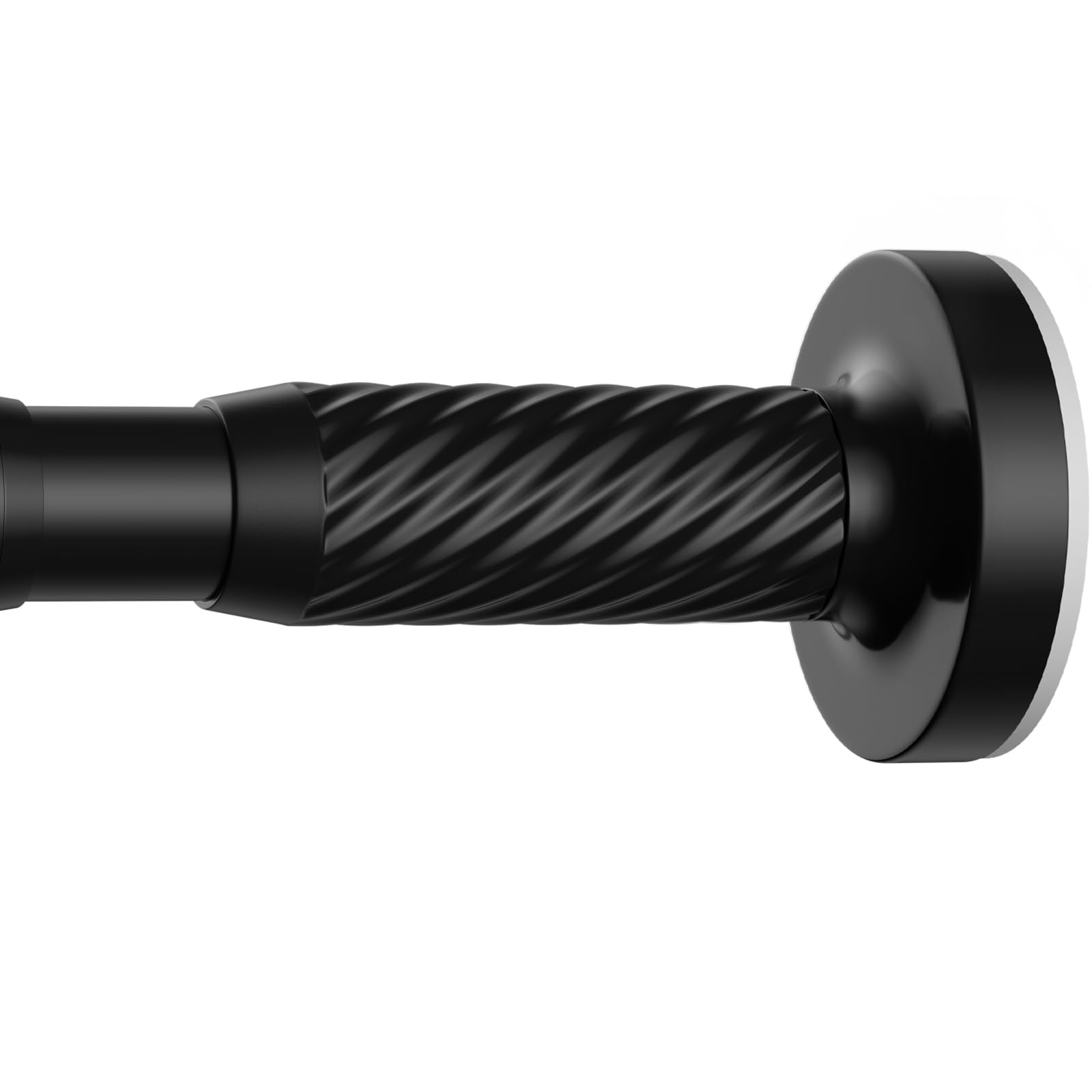 Tension Curtain Rod 32-90Inch Black Tension Rod Adjustable Curtain Rods No Drilling Spring Rods Shower Rods for Bathroom,Windows,Closets,Doorway,Patio
