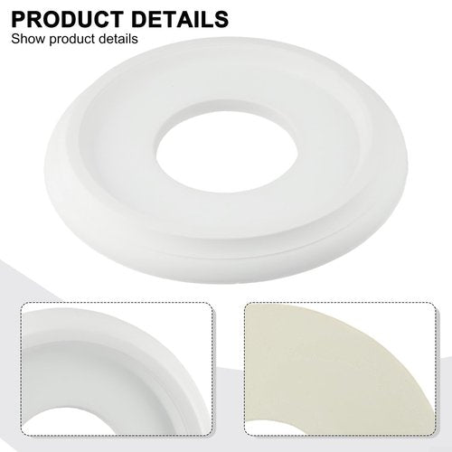 Ceiling Medallion 10cm Inner Hole 3cm Thickness, Waterproof Decorative Plate for Ceiling Fan Light Fixtures and Chandeliers, for Home Decor Light Trim 25cm Outer Diameter