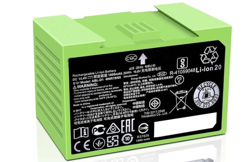 SONXIAVIVO 1800mAh for iRobot Replacement Parts Roomba ABL-D1 Lithium Ion Battery Compatible with Roomba i7 i7+ i8 i6 i4 i4+ i3 i3+ i7158 J7 7150 7550 and e e5 e6 e5150 e5152 e6198 14.4V 26Wh