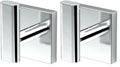 Gatco 4055 Elevate Robe Hook, Chrome, Single Hook (Pack of 2)
