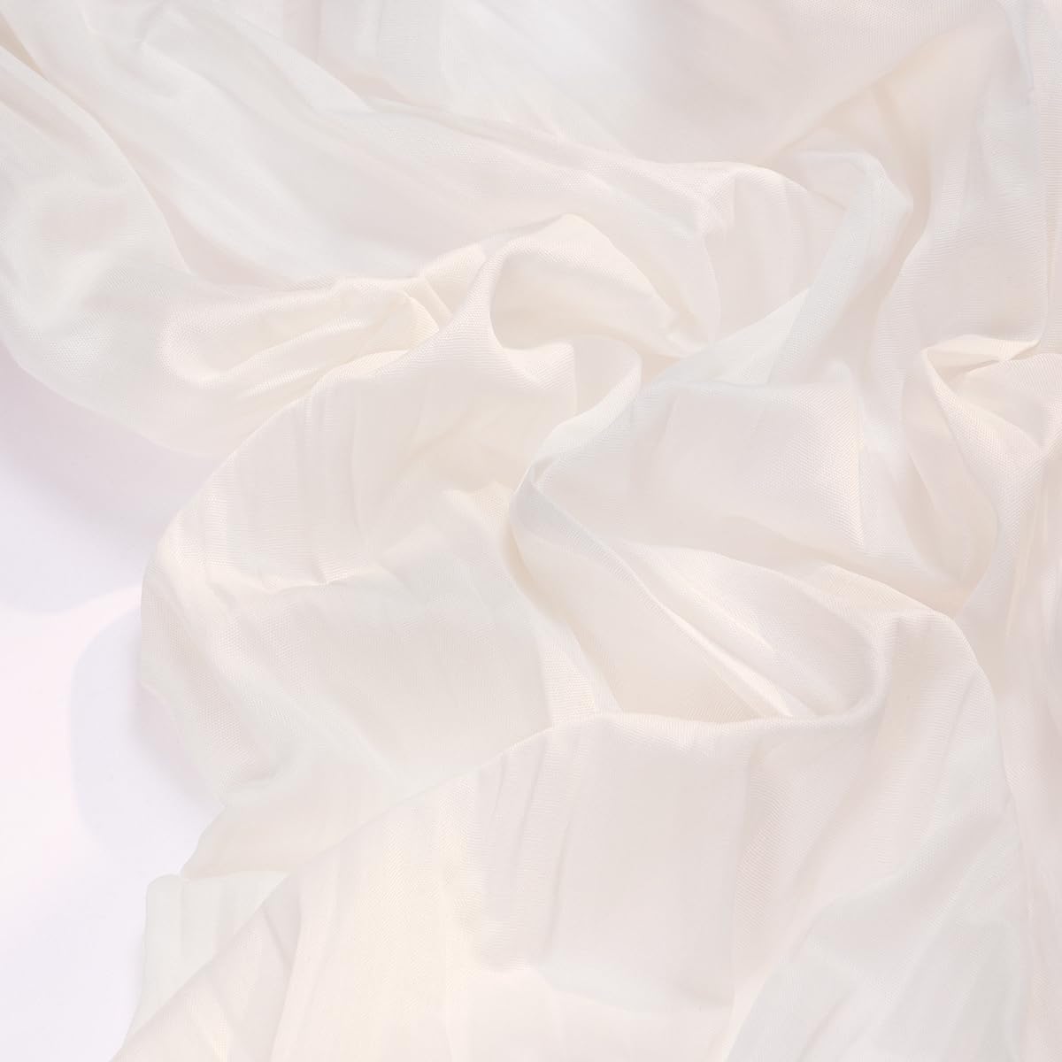 Socomi Ivory White Cheesecloth Table Runner - 120 Inch Rustic Boho Decor for Weddings & Events