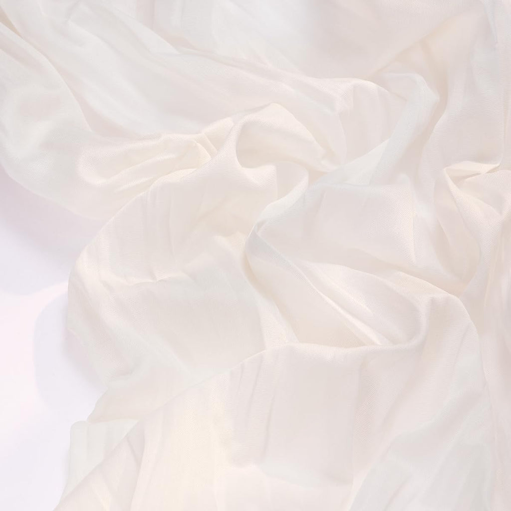 Socomi Ivory White Cheesecloth Table Runner - 120 Inch Boho Rustic Decor for Weddings & Events