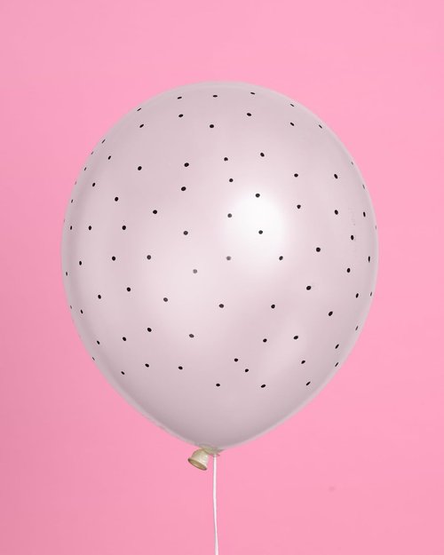 xo, Fetti Black + White Bow Latex Balloons - 24 pk, 12" | Bachelorette Decorations, Alternative Birthday Party, RIP to My 20s Decor, Cute Emo Girl Supplies