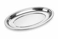 Chandler Stainless Steel Serving Tray 14 Inches | platters and trays for parties, Premium Oval Silver Platter for Serving Food, Party Trays, Turkey Platter