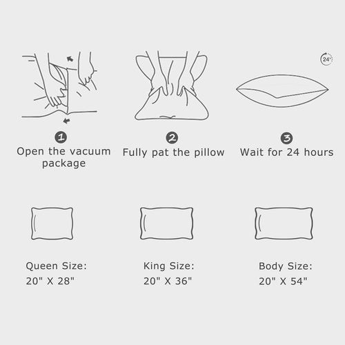 KUSNUG Shredded Memory Foam Full Body Pillow - Cooling Removable Bamboo Rayon Cover + Extra Gel Foam, Soft-Firm Adjustable for Adults, Oeko & CertiPUR-US Standard, 20x54 Inch, 1 Pack