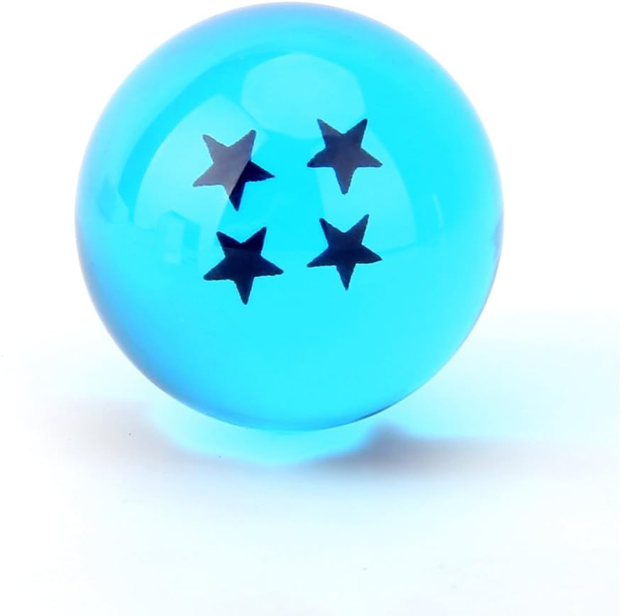 Viru Crystal Glass Ball Stars - Anime Collectibles Gift Box Set of 7 Pieces | 43mm Diameter
