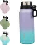 BJPKPK 32oz Insulated Water Bottle - BPA-Free Stainless Steel Travel Flask in Lavender Green