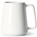 Smilatte 24 OZ Large Coffee Mug, Nice Ceramic Boss Tea Cup with Big Handle for Dad Men Women, Unique Style For Any Kitchen, White