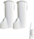 Skiennix Toilet Wand Caddy Holder - Disposable Brush Kit for Easy Toilet Cleaning | Wall Mounted Storage