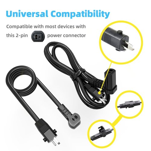 Power Recliner Power Supply, Replacement Recliner Power Cord,2-Pin AC/DC Adapter 100-240V, Quality 29V 2A Switching Transformer, Replacement Part for Recliner Couch,Electric SofaLift Chair (1)