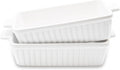 Skiennix 30 Oz Small Baking Dish - Durable Ceramic Casserole Dish with Double Handles | 7x4.5 Inch, White