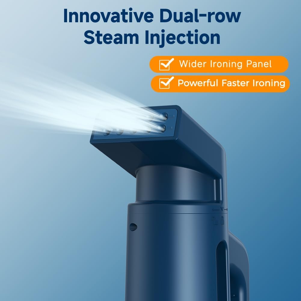 Skiennix Clothes Steamer - 700W Fast Heating with 180ML Water Tank | Ideal for Home & Office