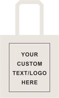 TOPDesign Custom Cotton Tote Bags - 240-Pack Personalized Cloth Bags for DIY & Promotions