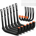 HORUSDY Garage Hooks - 10-Pack Heavy Duty Utility Hooks for Bikes, Kayaks & Ladders | 9" & 6" Sizes