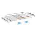 MIYUPTC Large Pull Out Kitchen Cabinet Organizer, 22.7''-39.8''W x 22''D, Heavy Duty Slide Out Pantry Shelves Sliding Drawer Storage for Kitchen, Under Sink, Bathroom, Wardrobe, Steel Metal