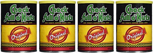 Chock Full O' Nuts Coffee, Regular, Amg, Can, 11.3 Ounce (Pack of 4)