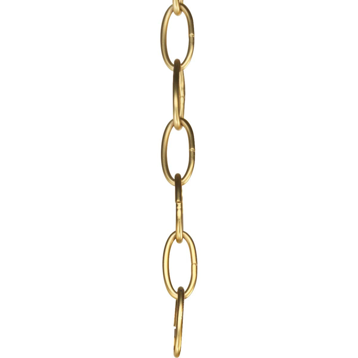 Progress Lighting Accessory Chain - 10' of 9 Gauge Chain in Natural Brass