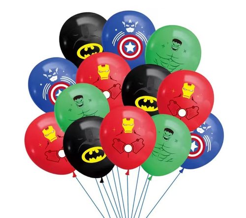 45PCS for superhero Birthday Party Supplies,Avengers Party Decorations Set Include Banner, Balloons, Cake Cupcake Toppers, Tablecloth for Girls Avengers Theme Party