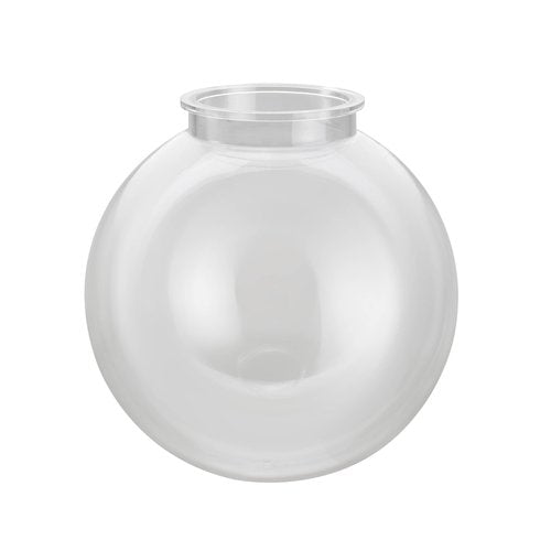 Aspen Creative 28002-60-41, 7-3/4" Clear Acrylic Replacement Lamp Post Globe with 3-7/8" Neck