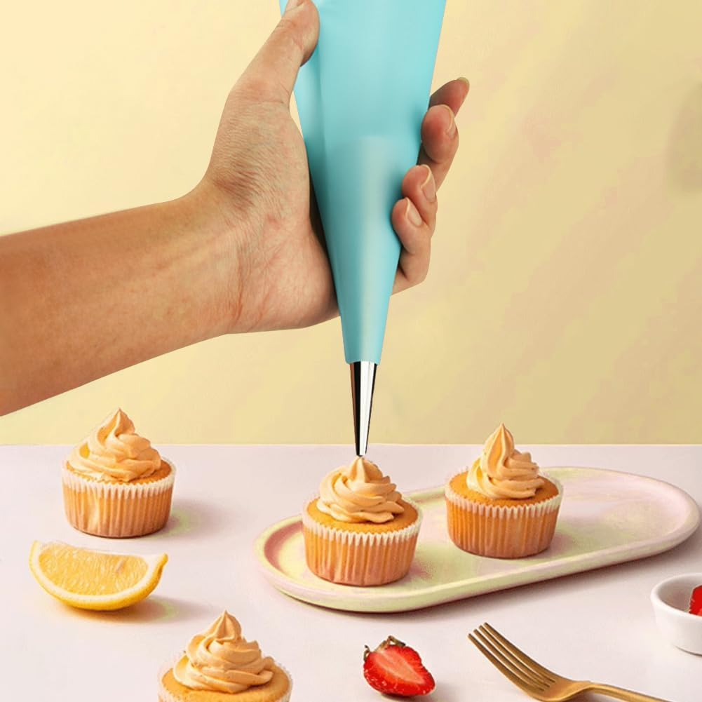 Skiennix 35-Piece Cream Horn Molds - Non-Stick Baking Tubes for Perfect Cannoli | Silver