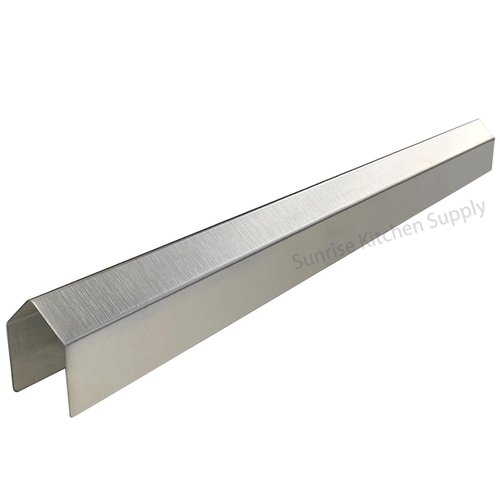 (Pack of 2) Sunrise Kitchen Supply Heavy Duty 20 GaugeStainless Steel Deep Fryer Joining Strip/Connector (23"L x 1 1/2"W)