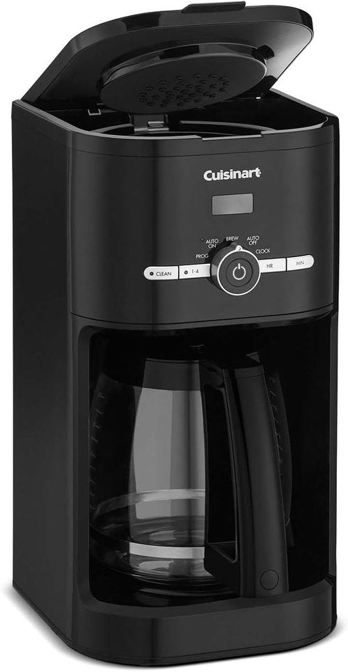 Cuisinart Classic 12-Cup Coffeemaker - Programmable Black Design for Fresh Brewed Coffee