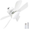 Socket Light Fan with Remote(Pairing Required), Light Socket Ceiling Fan – Turbo Airflow, Whisper Quiet, Memory Save, Smooth Dimming 1000 LM CRI 80+, Screw In Design for Small Rooms, Garages & Dorms