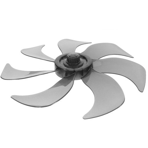 Hemoton 14 Inch Electric Fan Blades Replacement for Standing Pedestal Fan 7-Blade Plastic Propeller with Set Screws Compatible with 1.49 Inch Shaft