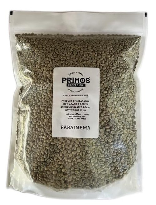 10 Lb, Single Origin Unroasted Green Coffee Beans, Specialty Grade From Single Nicaraguan Estate, Direct Trade (Parainema Varietal)