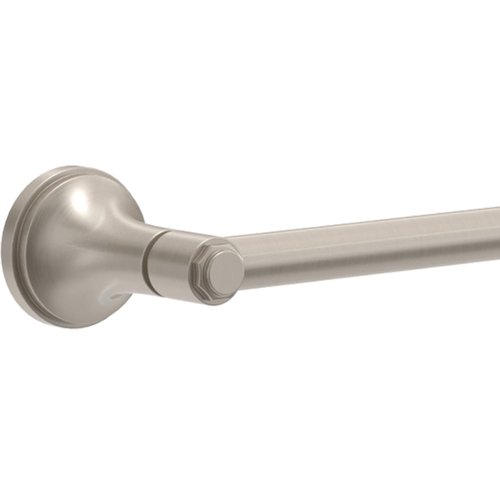 Franklin Brass Woodruff (1-Pack) 18'' Towel Rack w/ 6" Extender for Bathroom Satin Nickel Towel Bar for Bathroom Wall Mounted Towel Holder Rod WDRF26-SN