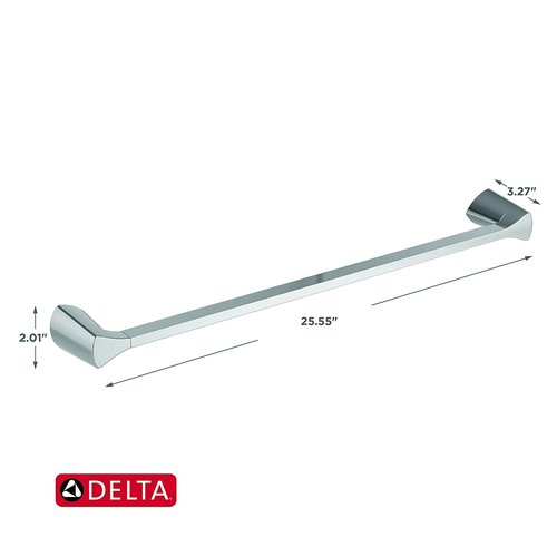 Delta Faucet 774240 Zura -towel Bar, 24 inch, Polished Chrome