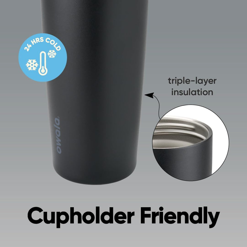 Owala FreeSip Sway Insulated Stainless Steel Water Bottle - 30oz, BPA Free, Leak Proof, Two-Way Spout